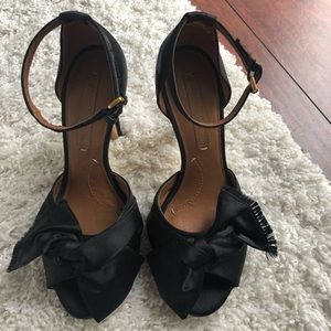 Bcbgmaxazria satin shoes
